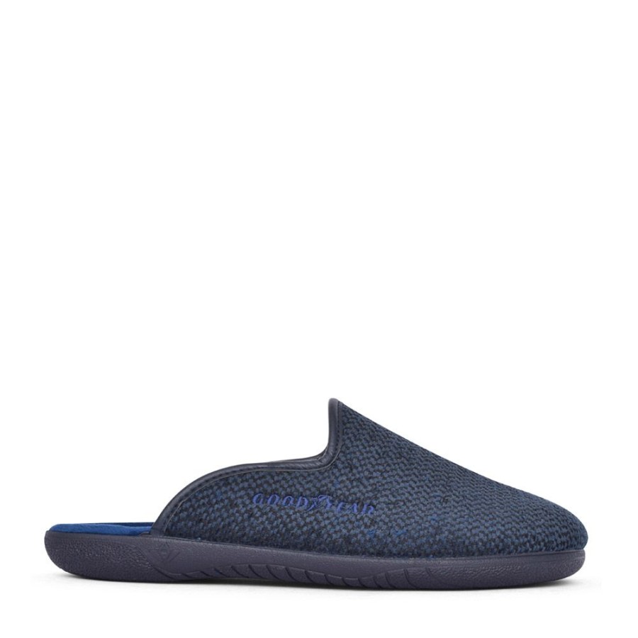 Mens GOODYEAR | Mens Doom Kmg009 Mule Slipper In Navy