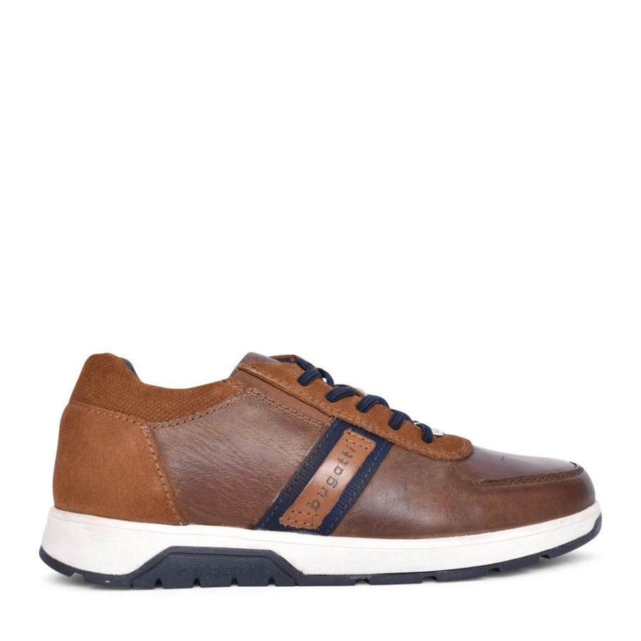 Mens BUGATTI | Mens A5E04 Shoe In Brown