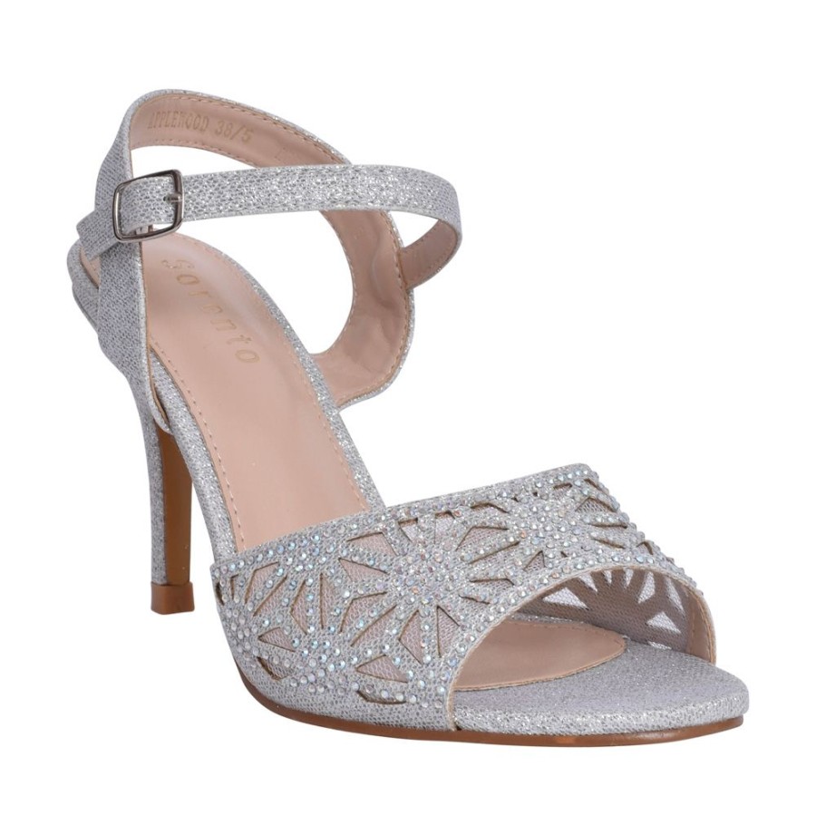 Ladies SORENTO | Ladies Applewood Dress Sandal In Silver