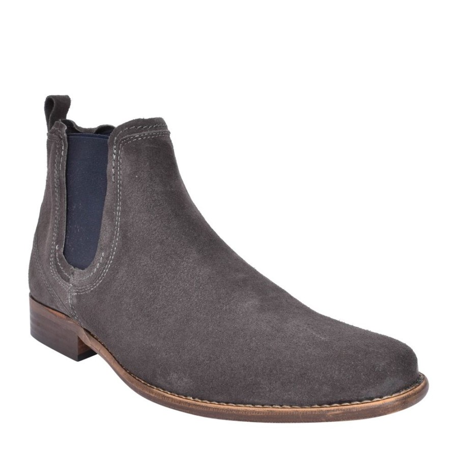 Mens ESCAPE | Mens Austin Chelsea Boot In Dark Grey