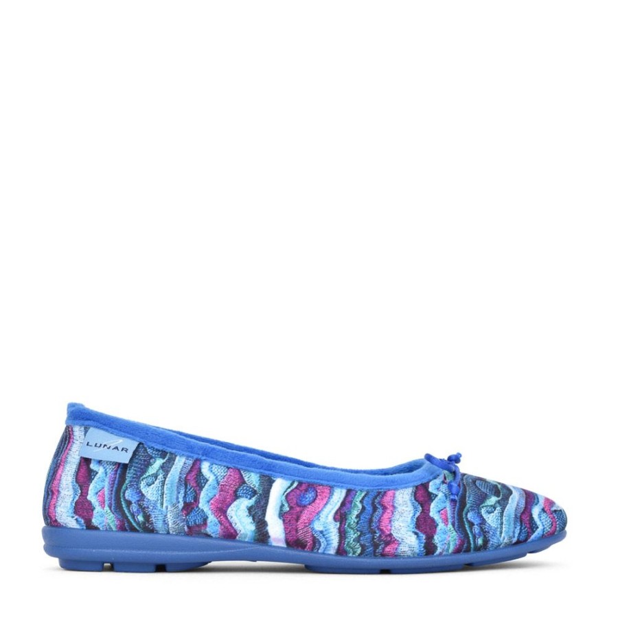 Ladies LUNAR | Ladies Kyra Kla127 Pump Slipper In Blue