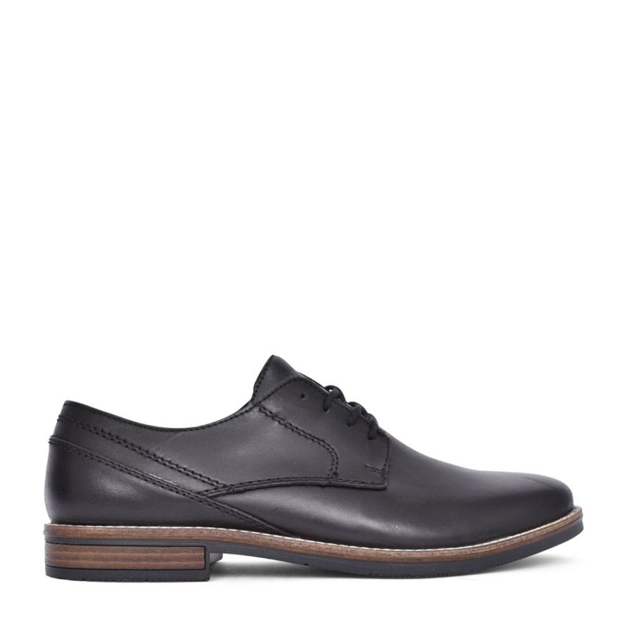 Mens RIEKER | Mens 13519 Wide Fitting Shoe In Black