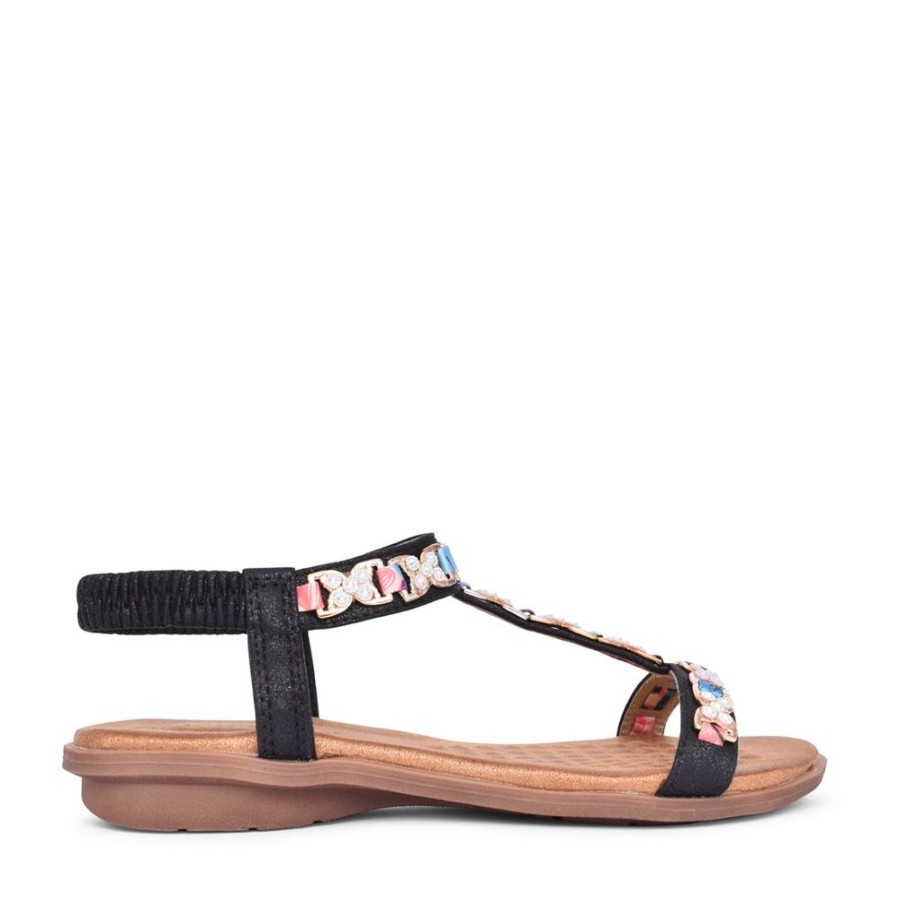 Ladies LUNAR | Ladies Saturn Jlh312 Sandal In Black