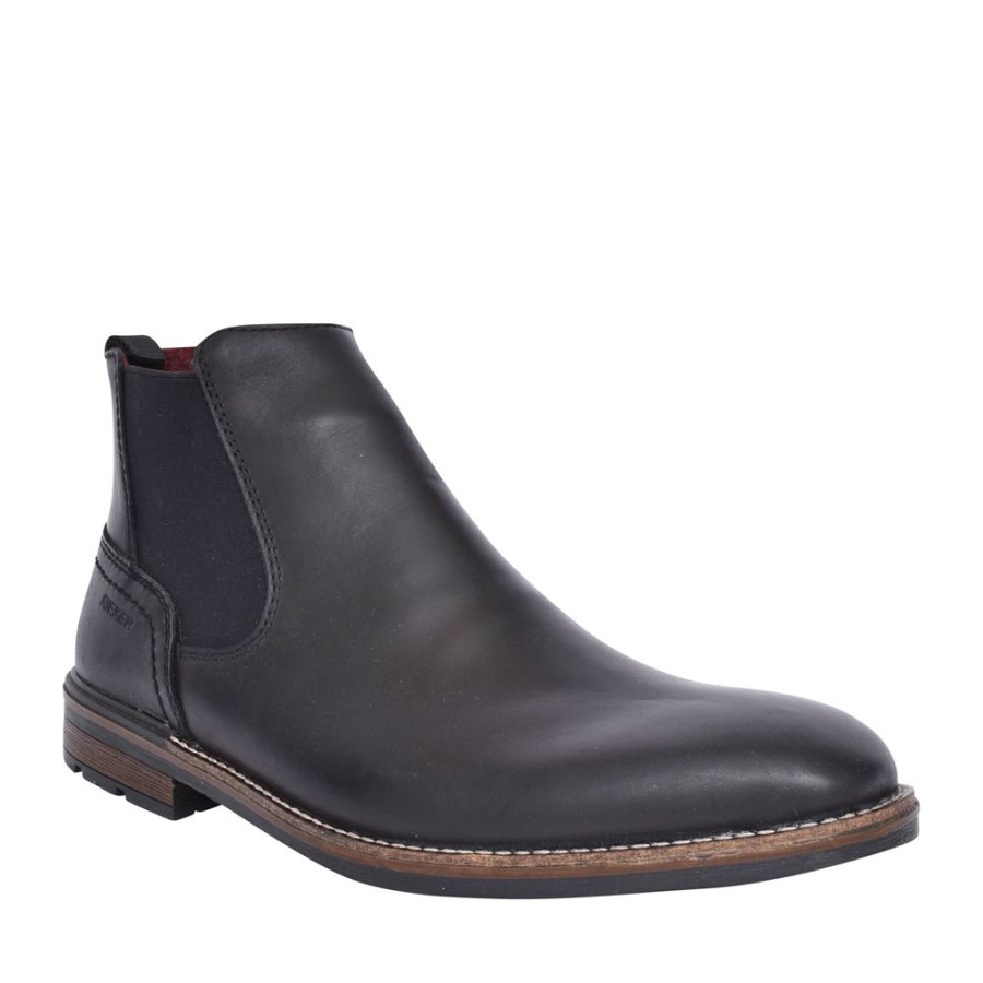 Mens RIEKER | Mens B1360 Chelsea Boot In Black