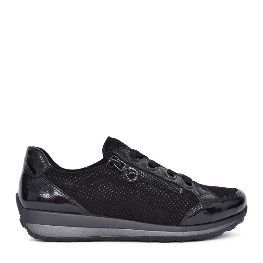 Ladies ARA | Ladies 12-44587 Osaka-Highsoft Laced Shoe In Black