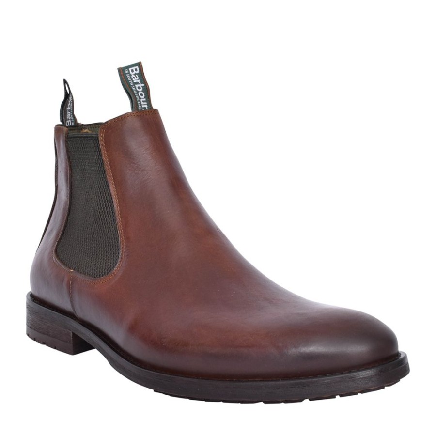 Mens BARBOUR | Mens Farndish Chelsea Boot In Brown