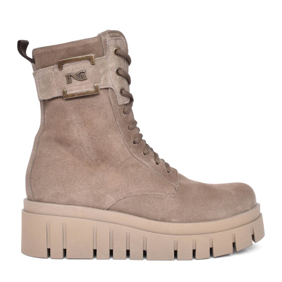 Ladies NEROGIARDINI | Ladies I309093D Ankle Boot In Taupe