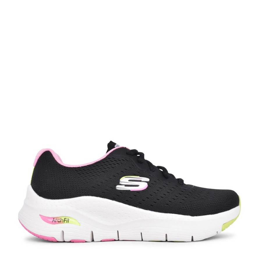 Ladies SKECHERS | Ladies 149722 Infinity Cool Trainer In Black