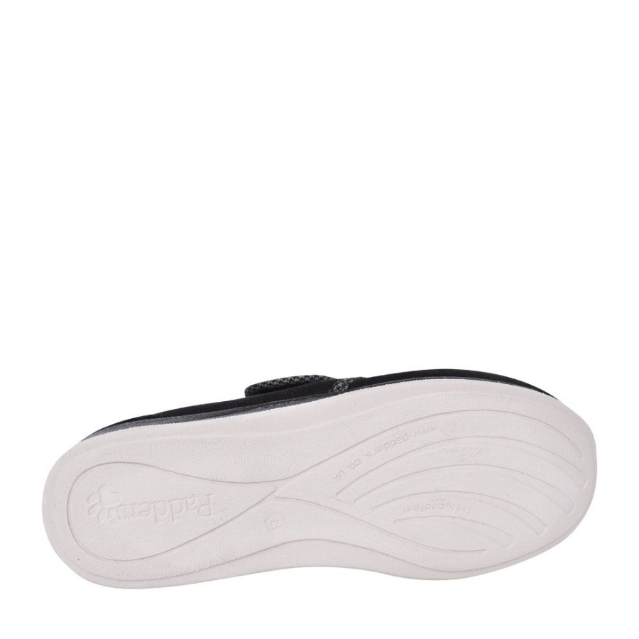 Mens PADDERS | Harry Velcro Slipper For Men In Navy