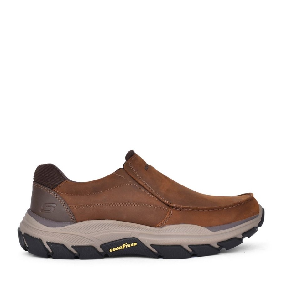 Mens SKECHERS | Mens 204321 Catel Shoe In Brown