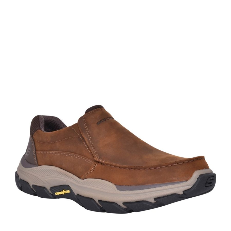 Mens SKECHERS | Mens 204321 Catel Shoe In Brown