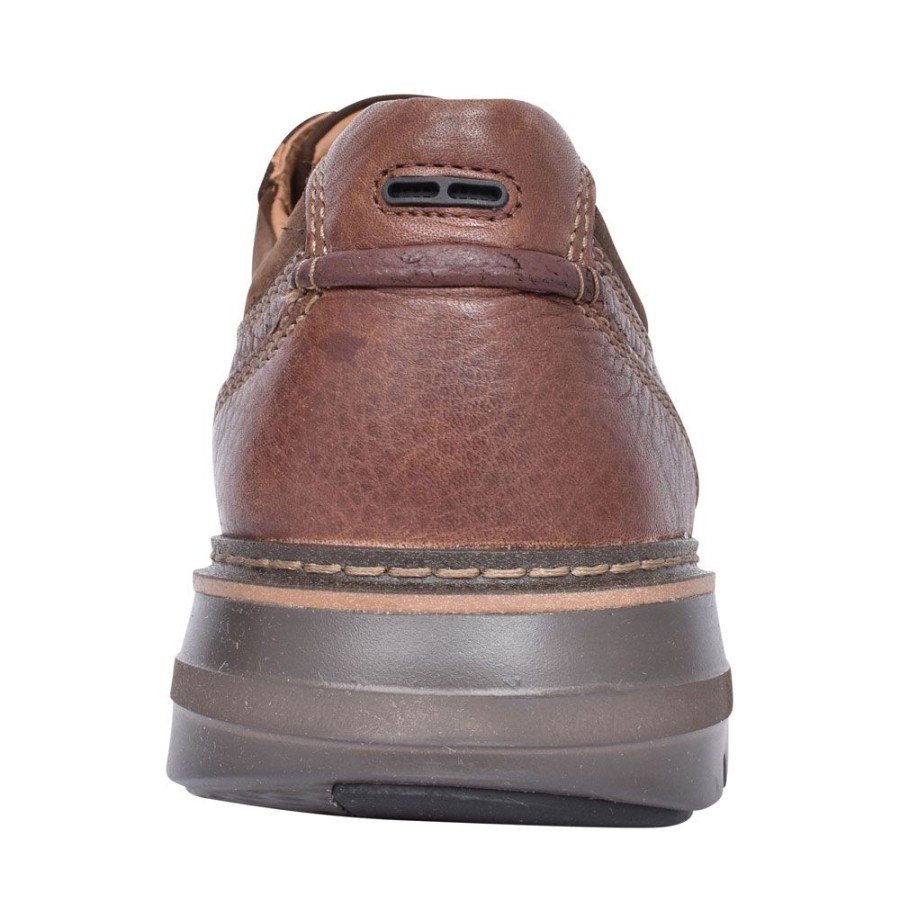 Mens CLARKS | Men'Sun Ramble Lace Mahogany H Fit Laced Shoein Brown