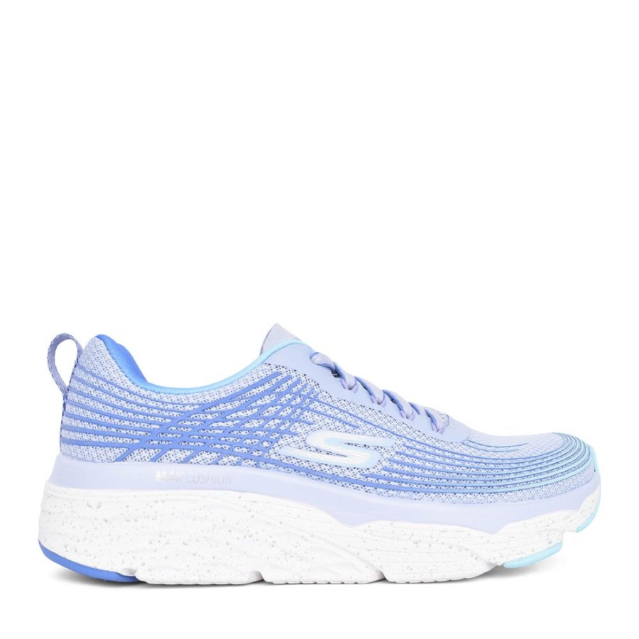 Ladies SKECHERS | Ladies 128563 Max Cushioning Elite Trainer In Blue