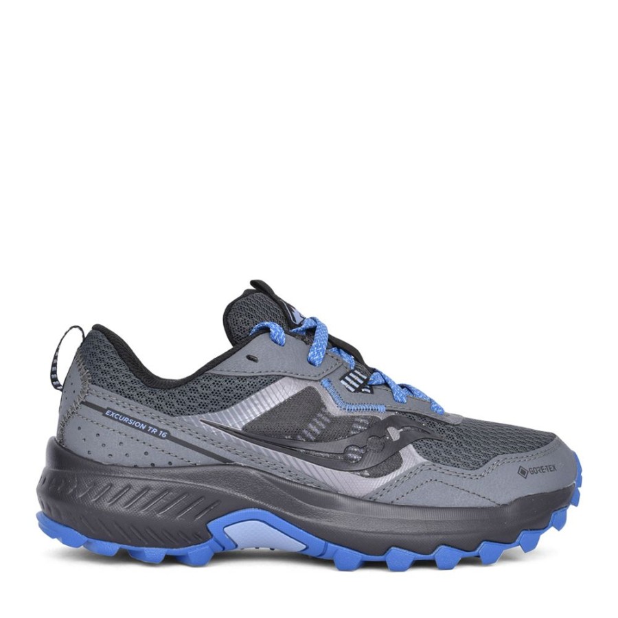 Ladies SAUCONY | Ladies Excursion Tr16 Gtx Trainer In Dark Grey