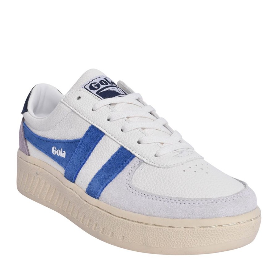 Ladies GOLA | Ladies Grandslam Cla415 Laced Trainer In White