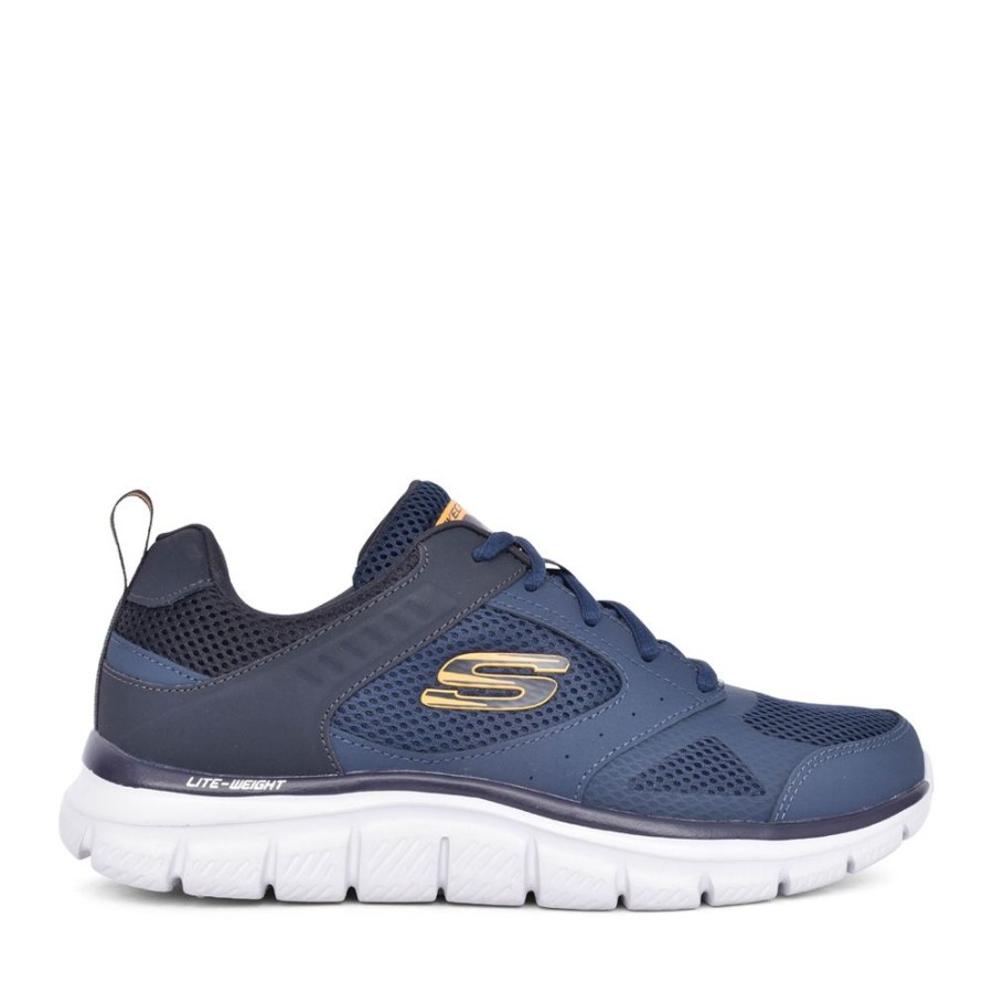 Mens SKECHERS | Mens 232398 Syntac Laced Trainer In Navy