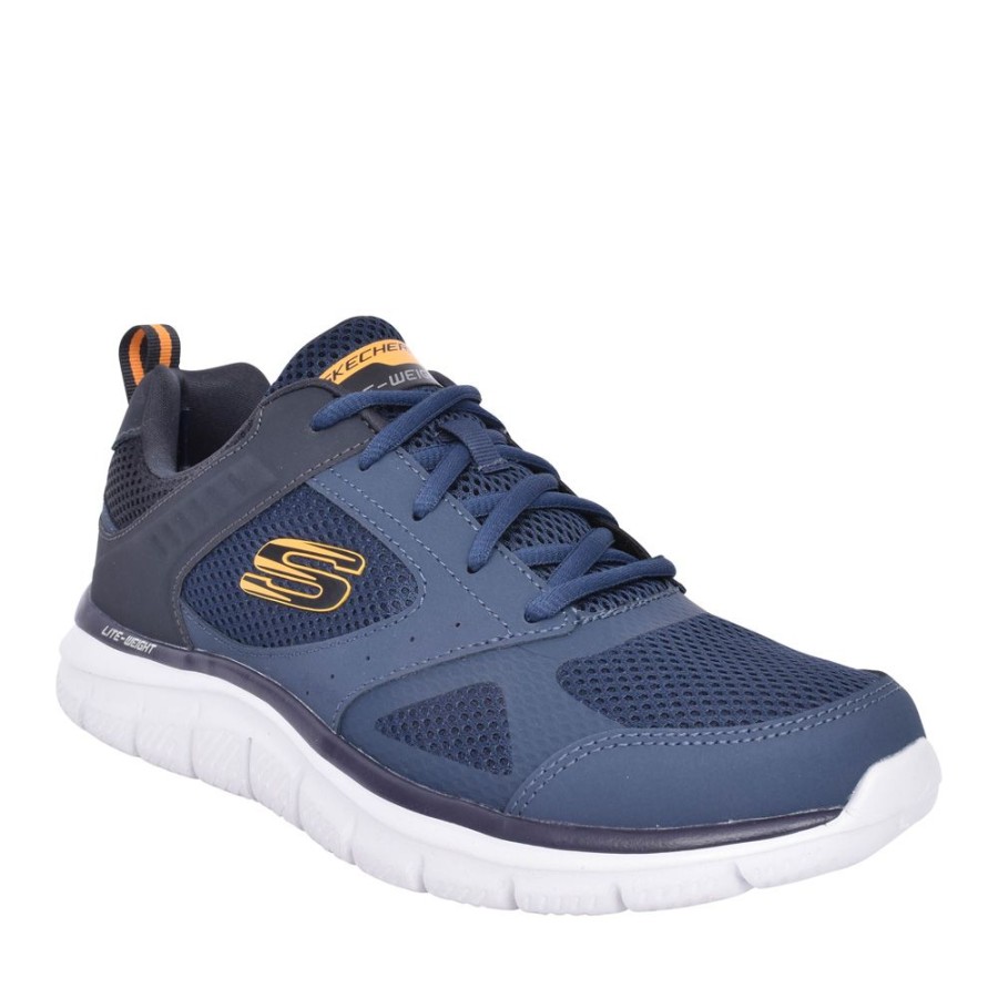 Mens SKECHERS | Mens 232398 Syntac Laced Trainer In Navy