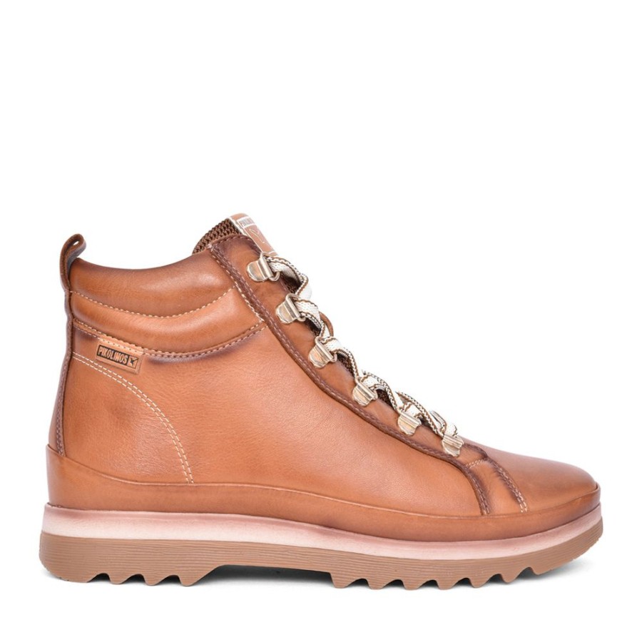 Ladies PIKOLINOS | Ladies Vigo Laced Ankle Boot In Tan