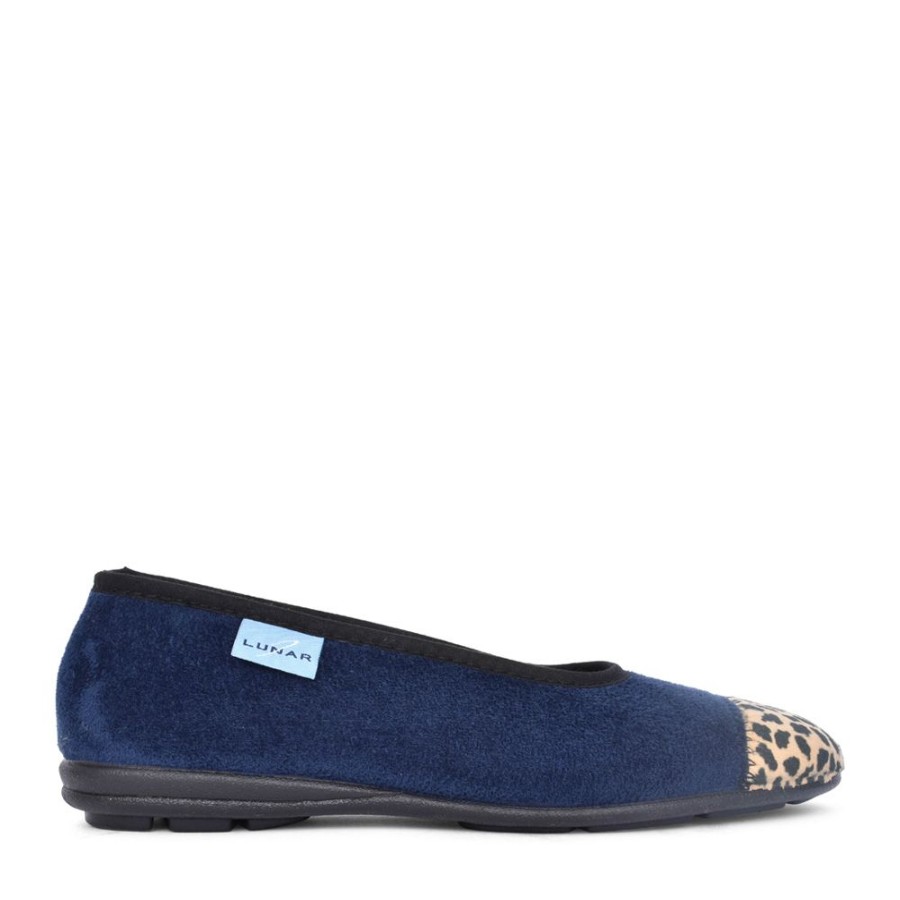 Ladies LUNAR | Ladies Kla131 Jessie Pump Slipper In Blue