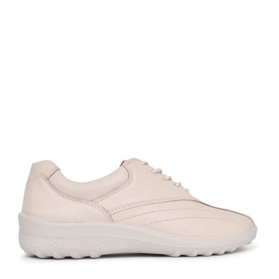 Ladies HOTTER | Ladies Tone Ii Wide Fit Trainer In Beige