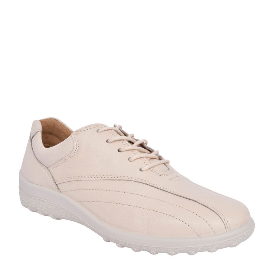 Ladies HOTTER | Ladies Tone Ii Wide Fit Trainer In Beige