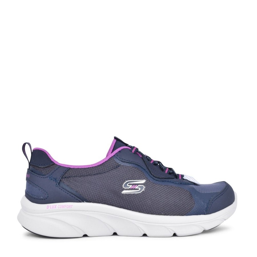 Ladies SKECHERS | Ladies 104336 Bliss Galore Trainer In Navy