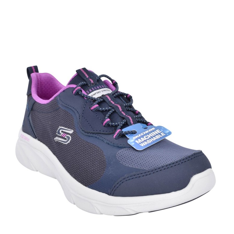 Ladies SKECHERS | Ladies 104336 Bliss Galore Trainer In Navy