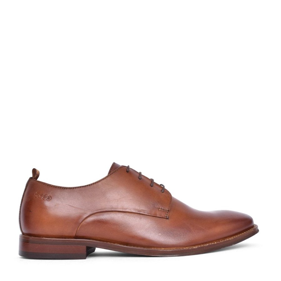 Mens BASE LONDON | Men'S Marley Derby Shoe In Tan