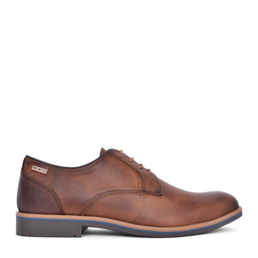 Mens PIKOLINOS | Mens Leon Leather Shoe In Tan