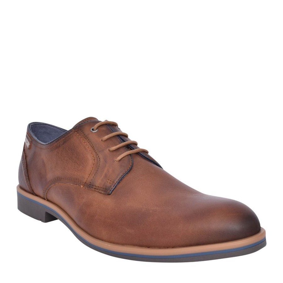 Mens PIKOLINOS | Mens Leon Leather Shoe In Tan