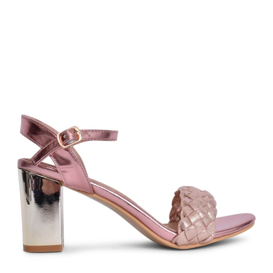 Ladies SORENTO | Ladies Moyvalley Block Heel Dress Sandal In Rose