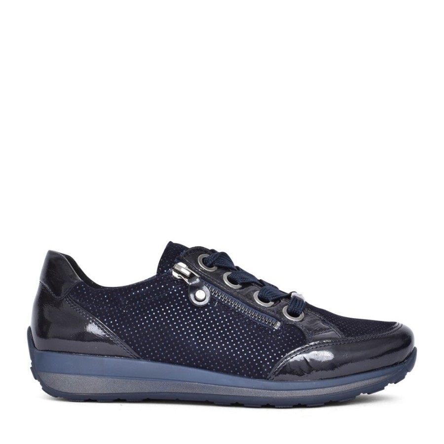 Ladies ARA | Ladies 12-44587 Osaka-Highsoft Laced Shoe In Navy