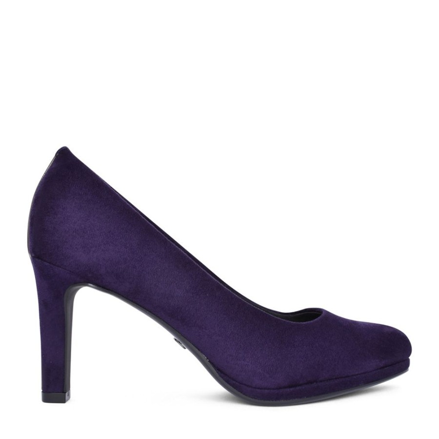 Ladies TAMARIS | Ladies 1-22438 High Heel Court Shoe In Purple