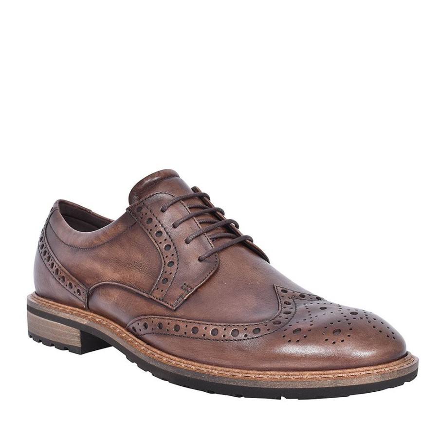 Mens ECCO | 640314 Vitrus I Brogue Shoe For Men In Dark Brown