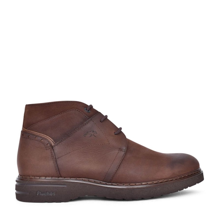 Mens FLUCHOS | F1241 Warrior Laced Boot In Brown