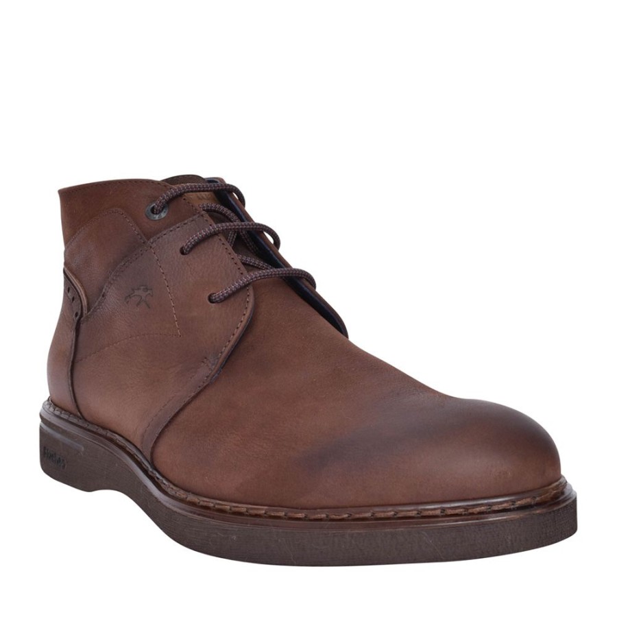 Mens FLUCHOS | F1241 Warrior Laced Boot In Brown