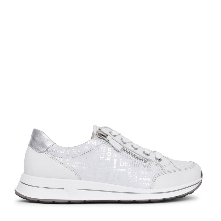 Ladies ARA | Ladies 12-24801 Trainer In Silver