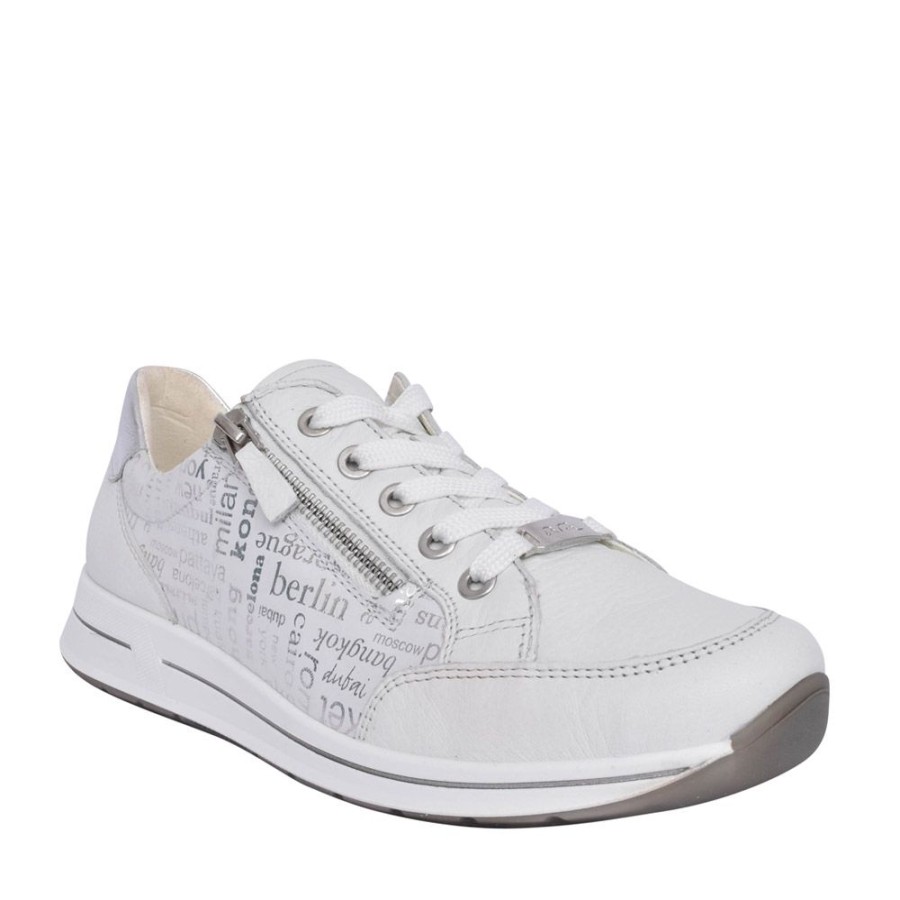 Ladies ARA | Ladies 12-24801 Trainer In Silver