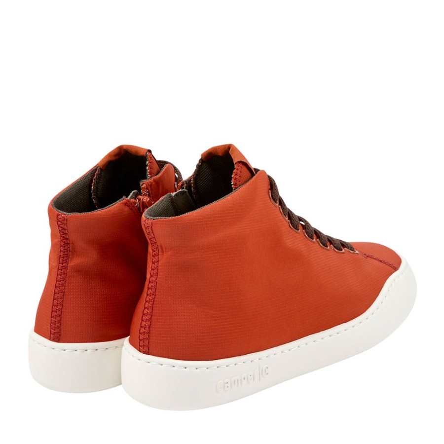 Ladies CAMPER | Ladies Peu K400374 Laced Ankle Boot In Red