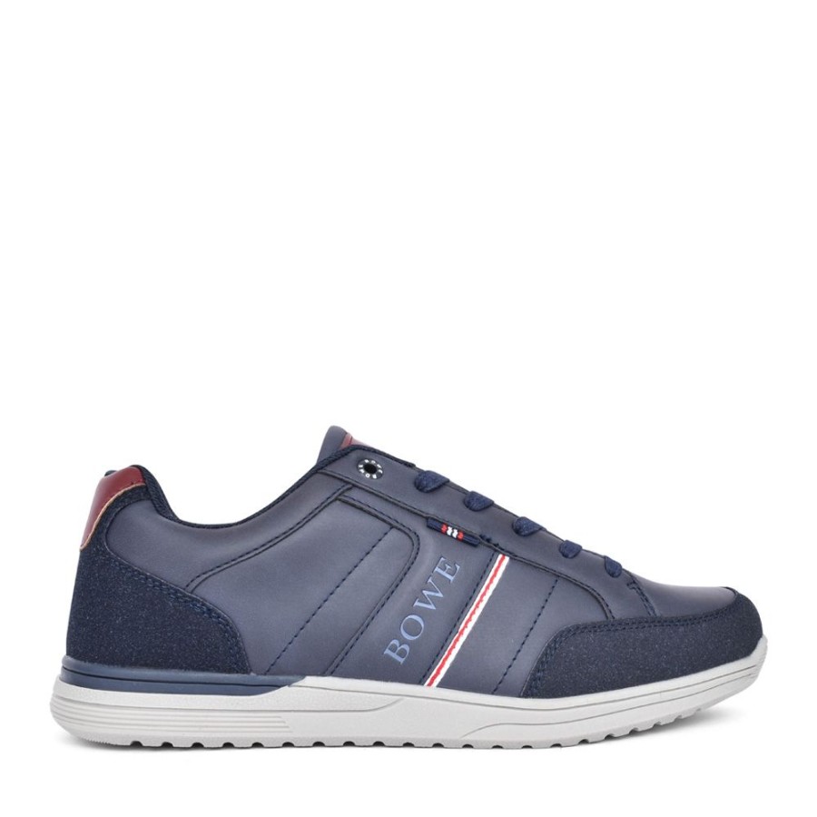 Mens BOWE CONCEPT | Mens Fifteen Laced Trainer In Navy