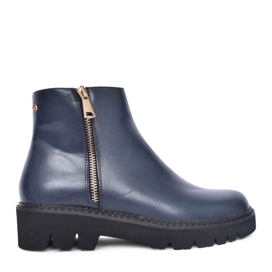 Ladies ZANNI & CO | Ladies Tamra Ankle Boot In Navy