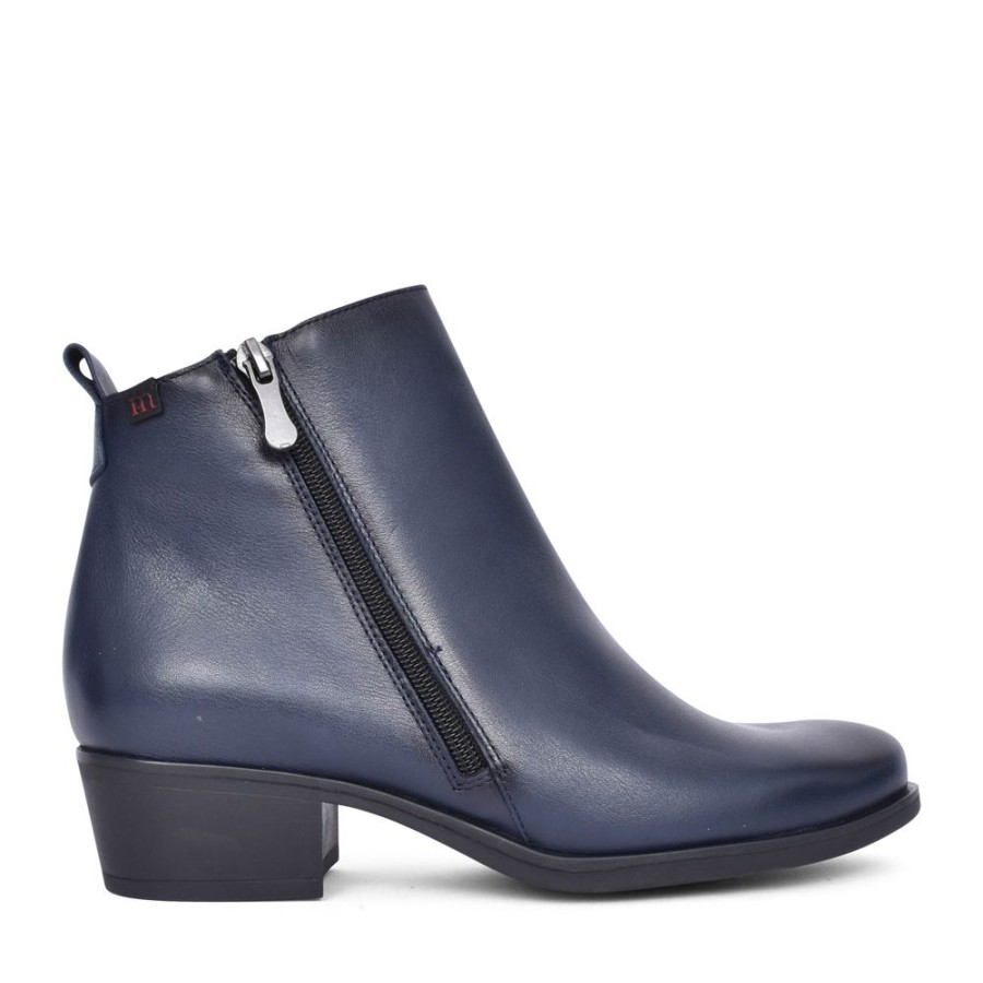 Ladies PEPE MENARGUES | Ladies 20411 Ankle Boot In Navy