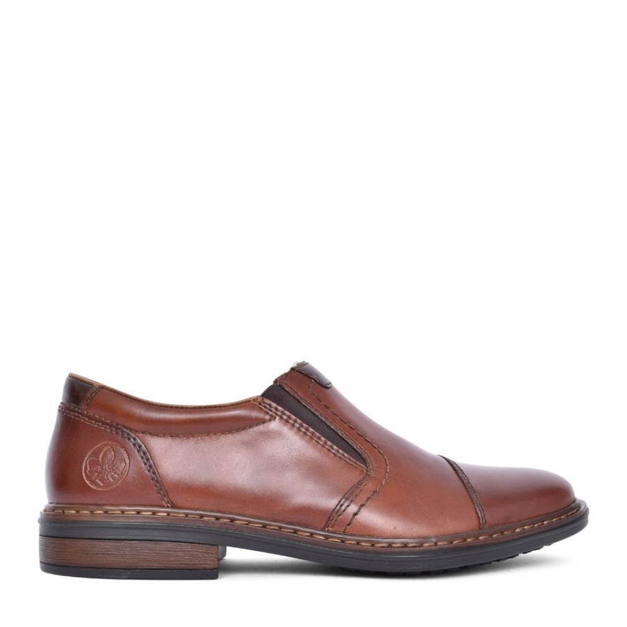 Mens RIEKER | Mens 179659 Slip-On Shoe In Brown