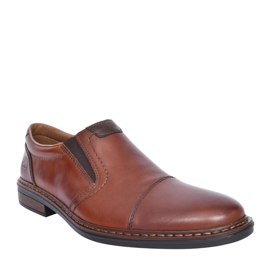 Mens RIEKER | Mens 179659 Slip-On Shoe In Brown