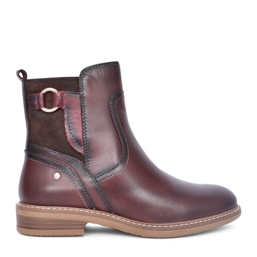 Ladies PIKOLINOS | Ladies Aldaya Ankle Boot In Brown