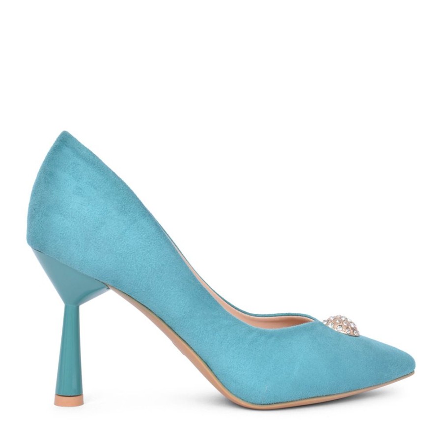 Ladies SORENTO | Ladies Riverbank Court Shoe In Teal