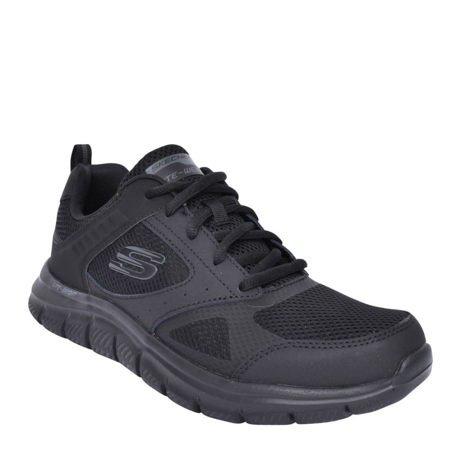 Mens SKECHERS | Mens 232398 Syntac Laced Trainer In Black