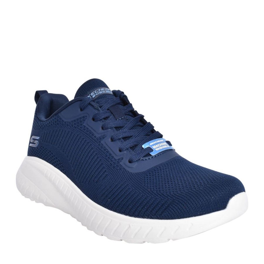 Ladies SKECHERS | Ladies 117209 Bobs Sport Squad Trainer In Navy