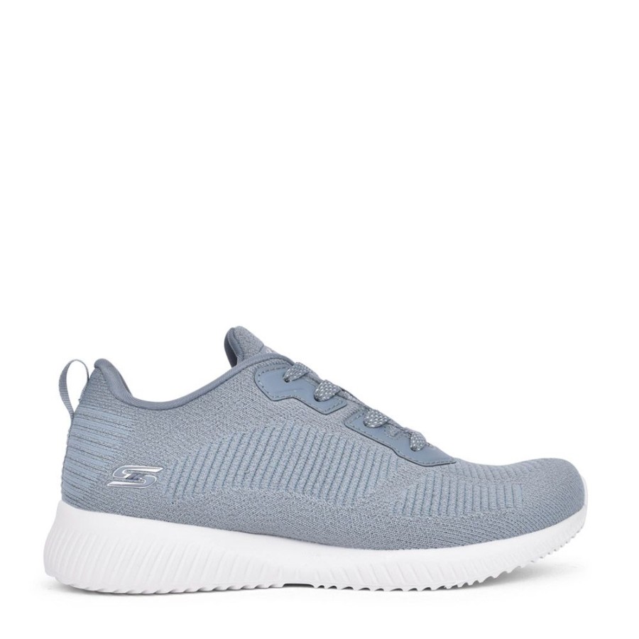 Ladies SKECHERS | Ladies Bobs Sports Squad Trainer In Grey