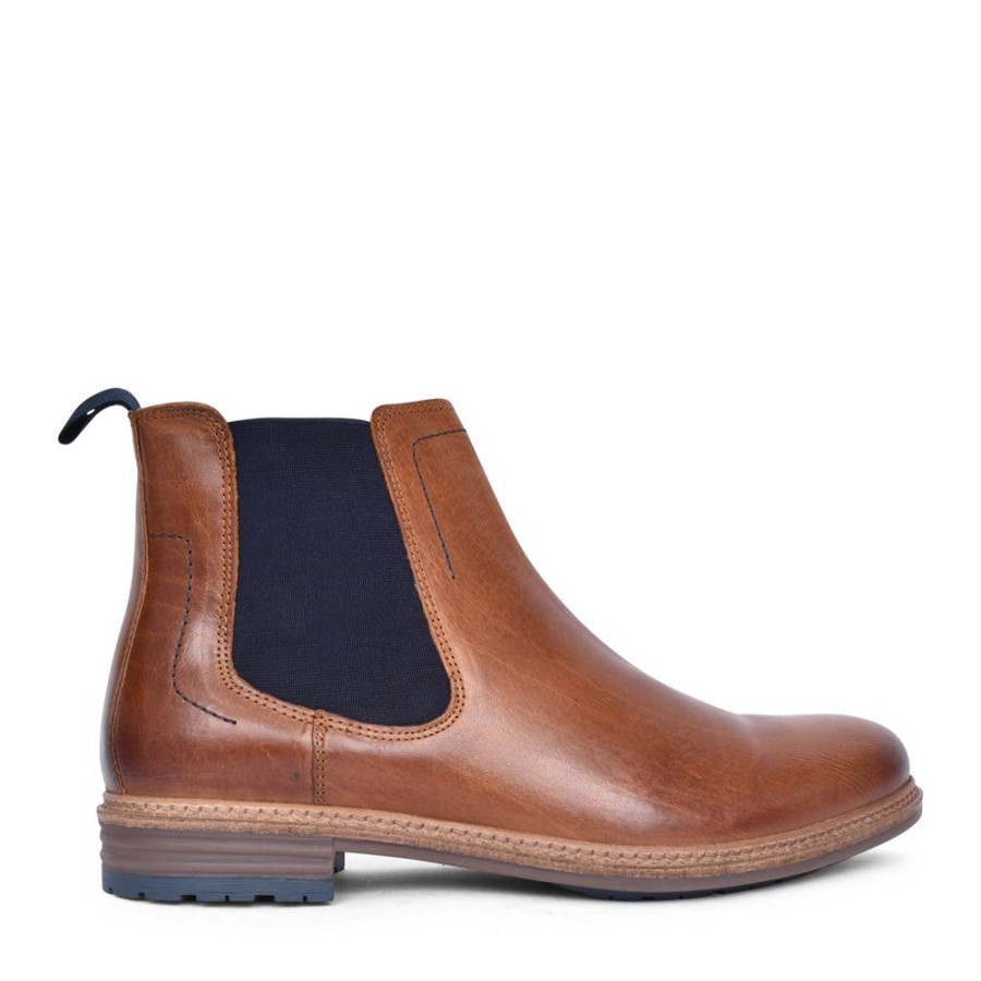 Mens HUSH PUPPIES | Mens Justin Chelsea Boot In Tan